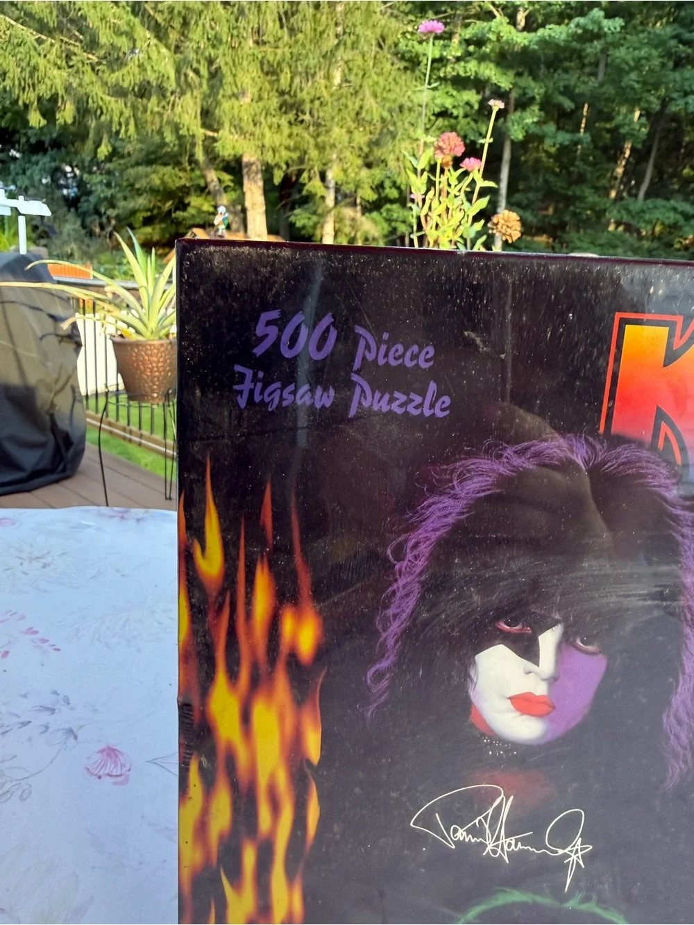 Kiss Band 500-Piece Jigsaw Puzzle - Black, Orange, Purple, Green - never opened